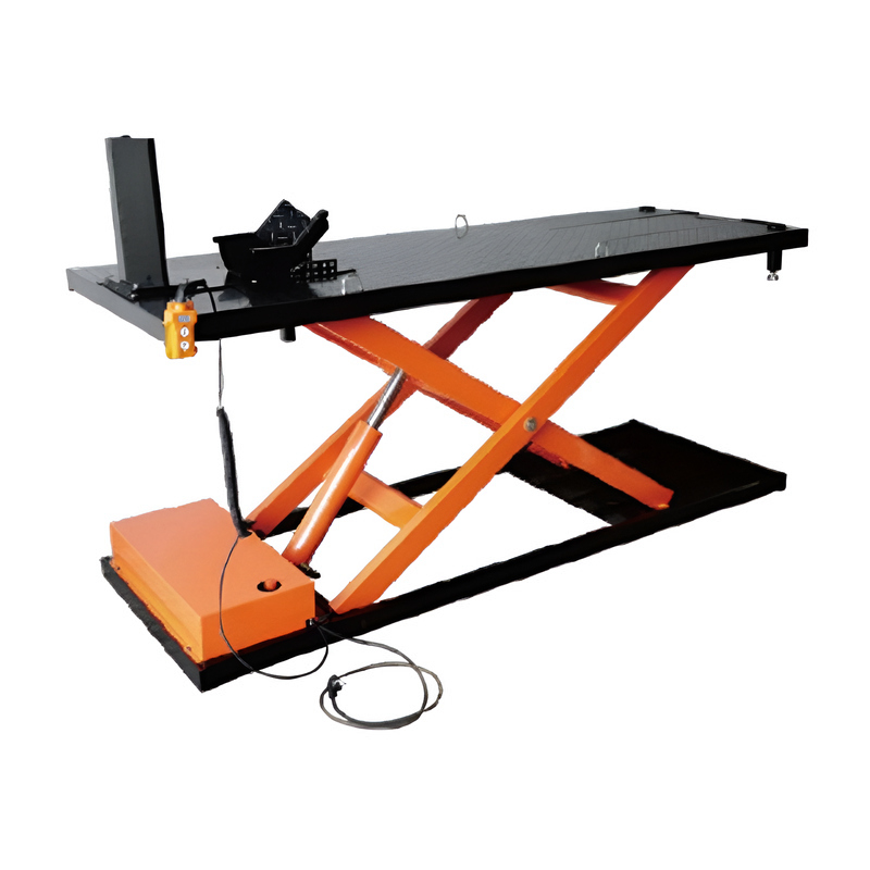 Mesa Elevadora Eléctrica para Motos 1.500 lb (750 kg), foto de producto sobre fondo blanco